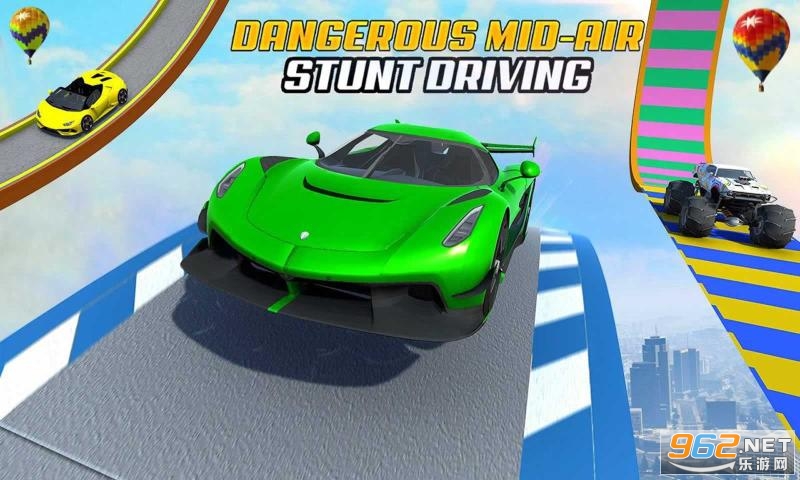 ����Ӣ���������޽�Ұ�(Superhero Car Stunt Mega Ramps)��ͼ4