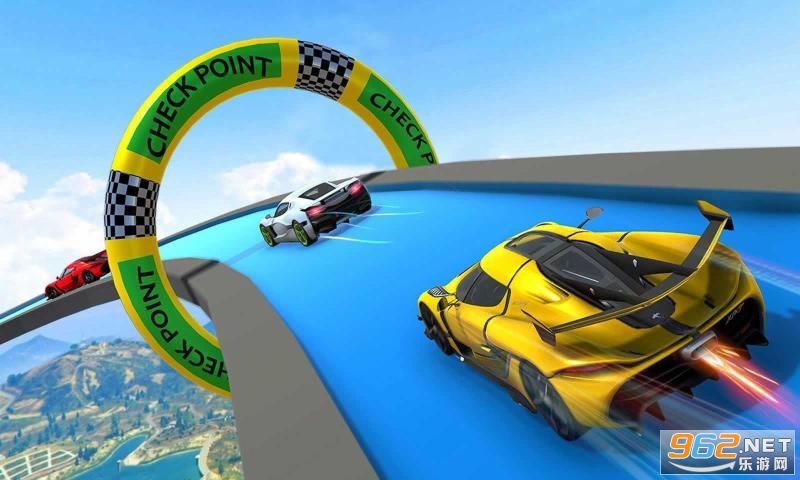 ����Ӣ���������޽�Ұ�(Superhero Car Stunt Mega Ramps)��ͼ1