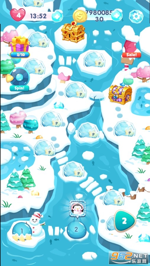 Ice Ledgend 2022 -Jewels Match Puzzle Adventure��ѩ������2021v1.0.11 ���޽�Ұ��ͼ1