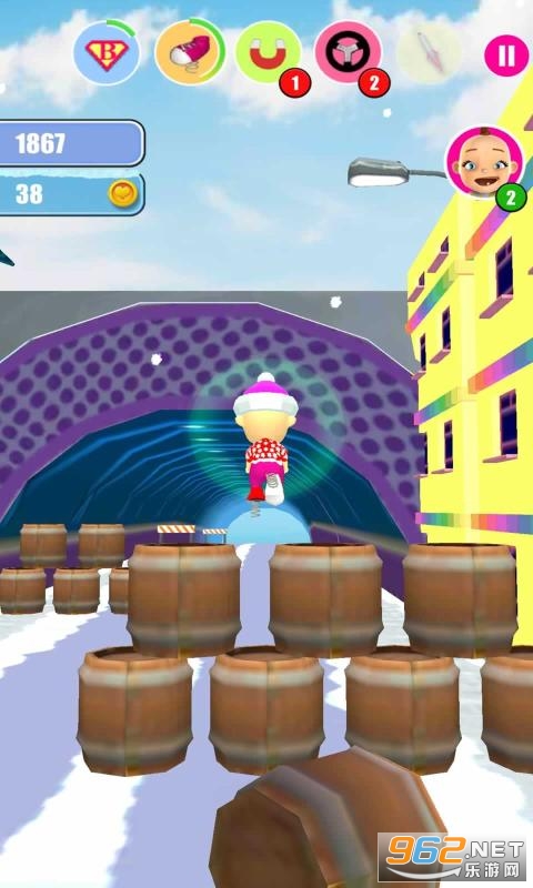 Baby Snow Run Running Game(Ӥ��ѩ�ؿ�����Ϸ)��ͼ2