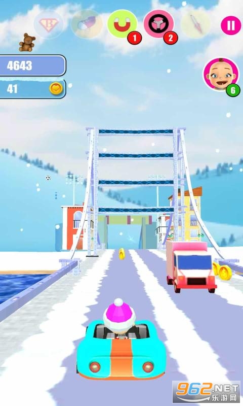 Baby Snow Run Running Game(Ӥ��ѩ�ؿ�����Ϸ)��ͼ3
