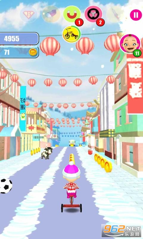 Baby Snow Run Running Game(Ӥ��ѩ�ؿ�����Ϸ)��ͼ1