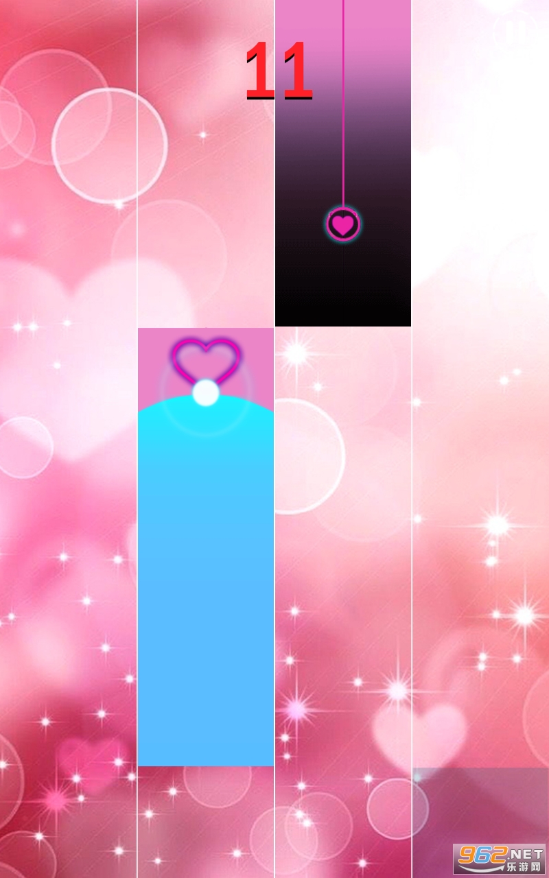 心形钢琴砖无限金币版(Piano Tiles)截图0