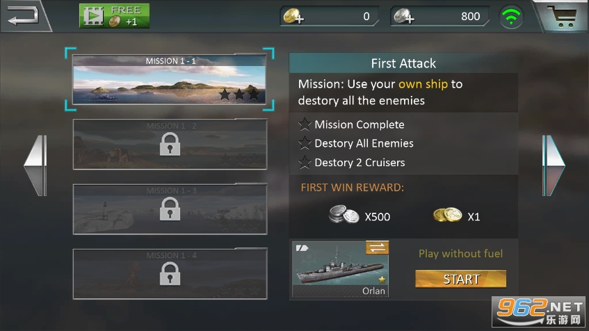 ս��ͻϮ3D(Warship Attack)v1.0.8��ͼ0