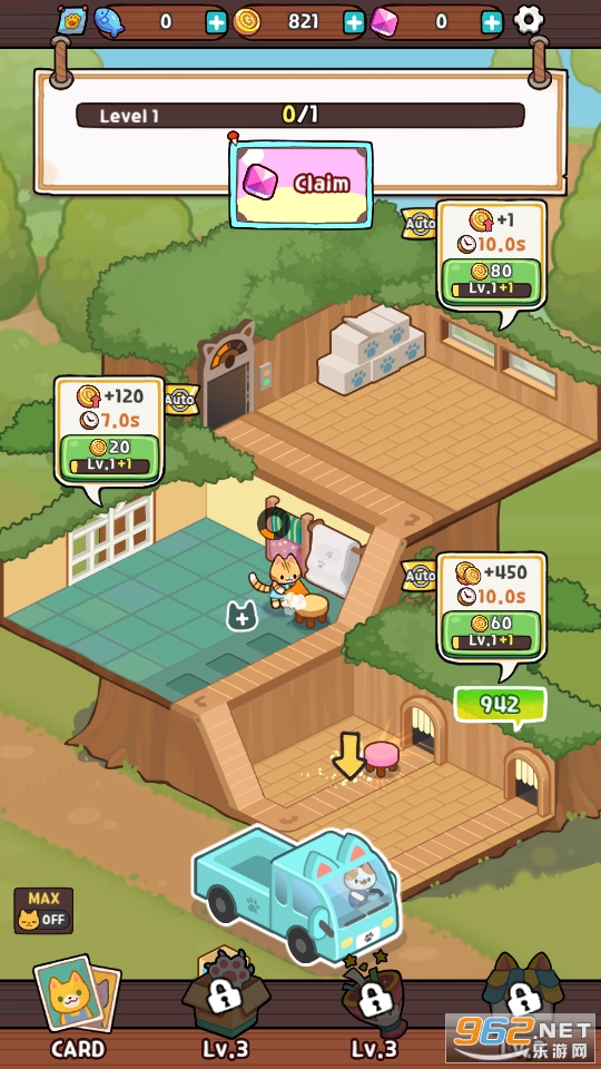 猫咪放置大亨无限钻石版(Kitty Cat Tycoon)截图10