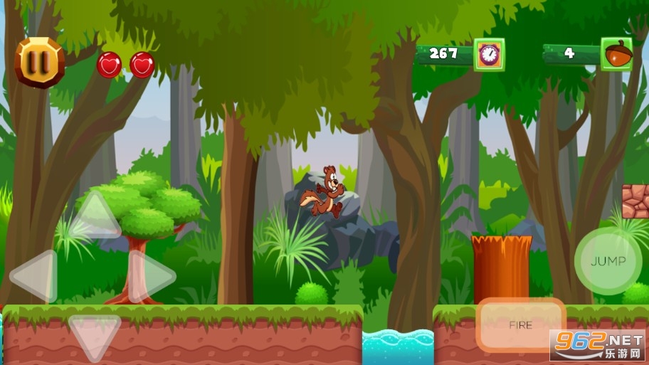 angry squireel adventure jungle(��ŭ���������ð����Ϸ)��ͼ2