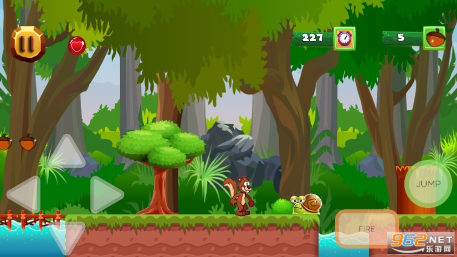 angry squireel adventure jungle(��ŭ���������ð����Ϸ)��ͼ3