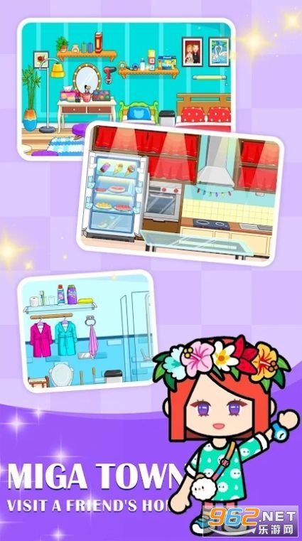 Miga Town: Visit a friend(�׼�С��ݷ����ѵļ���Ϸ)��ͼ0