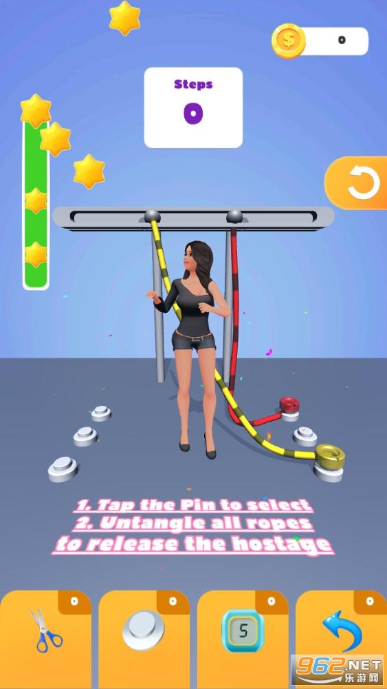 Rope Untangle Rescue(������Ů����׿��)��ͼ2
