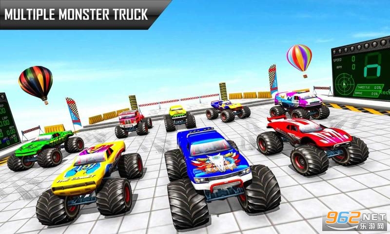 Monstor Truck Stunts Game(���Ĺ��￨����Ϸ)��ͼ4