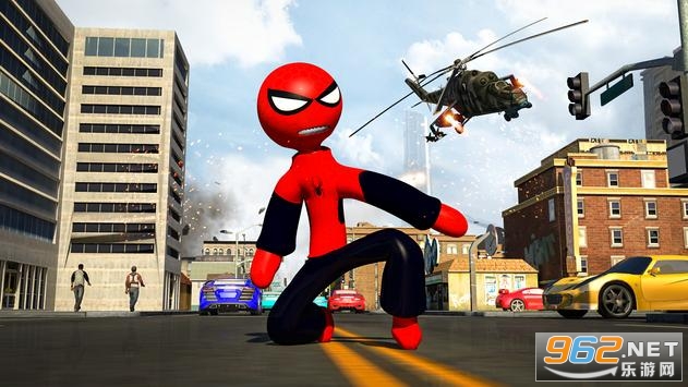 Ultimate Spider-StickMan Rope Hero Fight(�ռ�֩��������Ӣ�۴�ս)��ͼ0