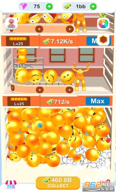 Idle Emoji Factory(���ñ��鹤����Ϸ)��ͼ1