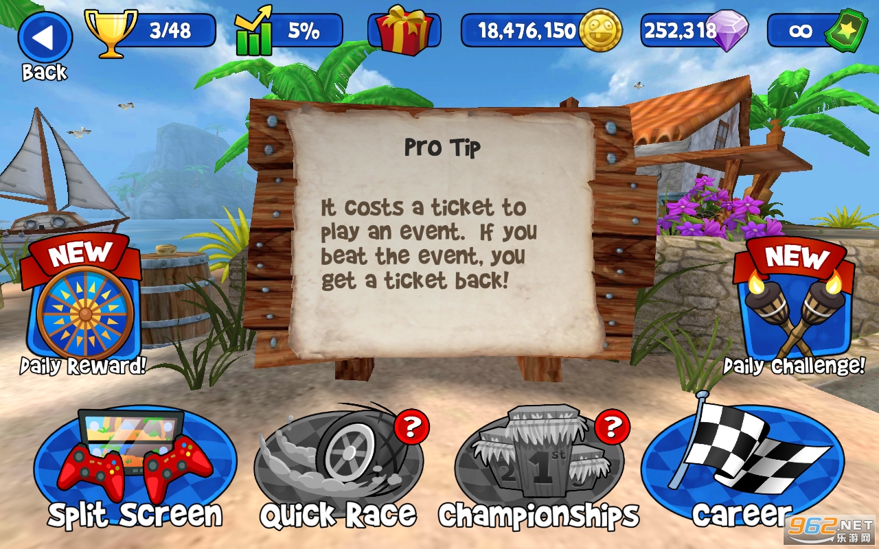 BB Racing沙滩车竞速无限金币版截图4