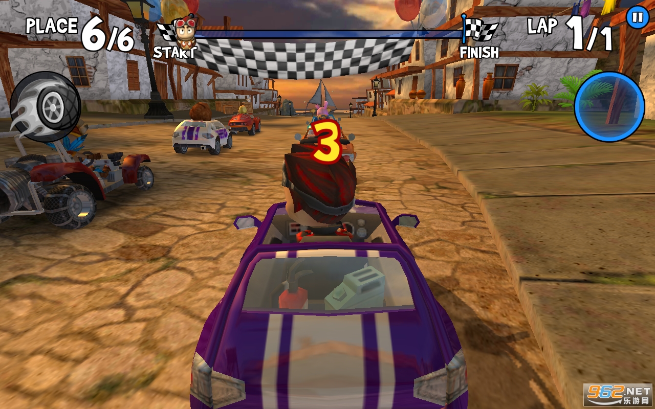 BB Racing沙滩车竞速无限金币版截图2