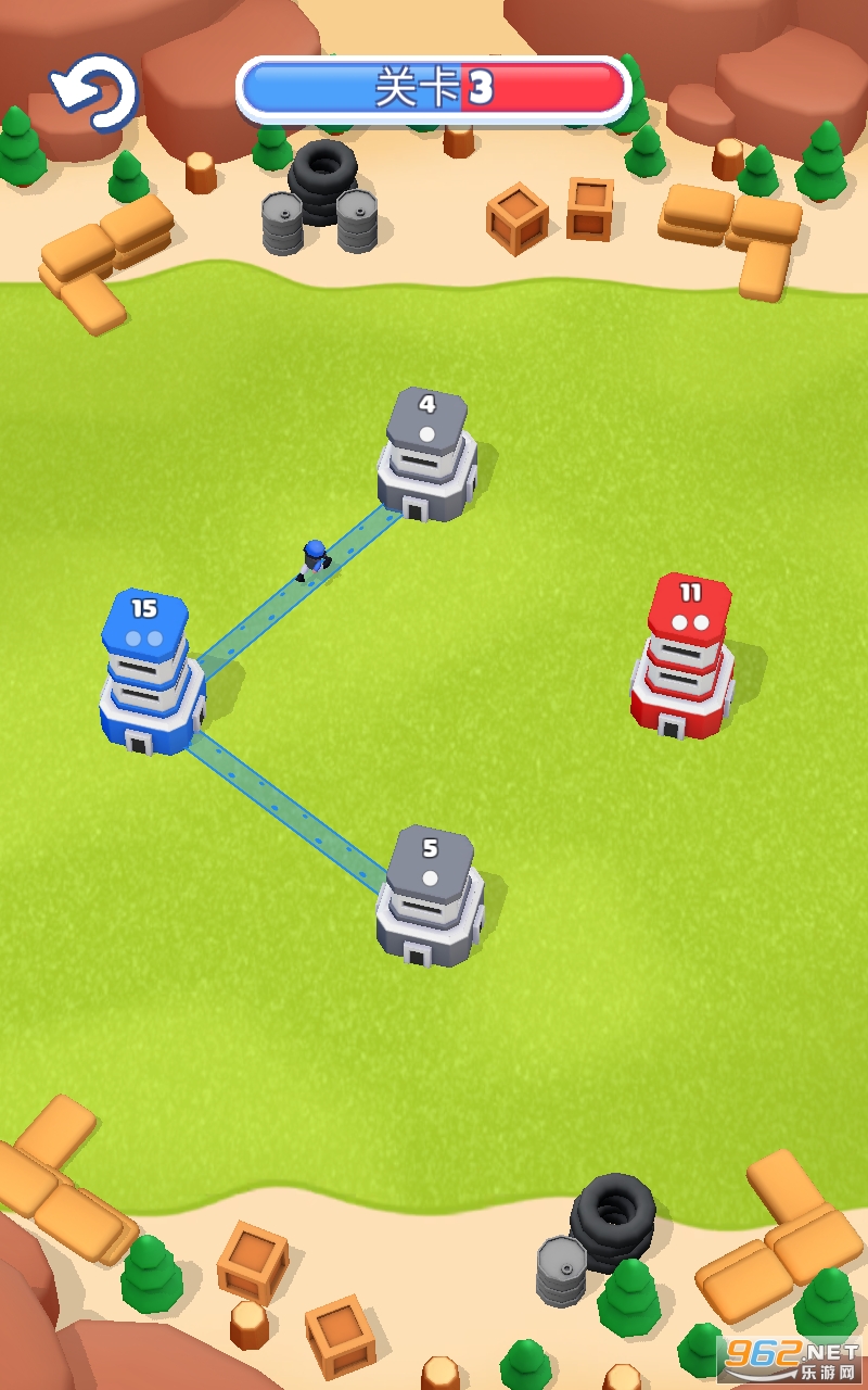 塔楼之战去广告版(Tower War)截图0