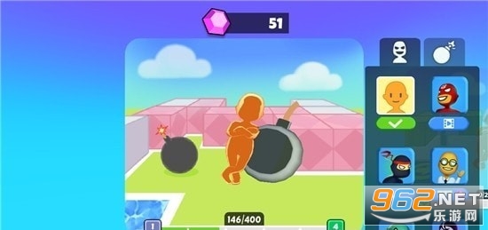 ը��С�Ӵ��Ҷ�Bomber.io��Ϸ�ٷ����ͼ2