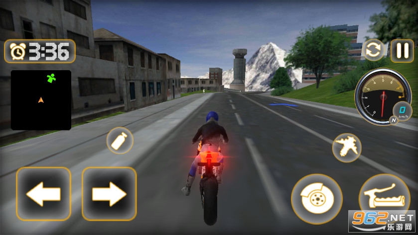 Flying Motorbike Taxi Driving Simulator Game 2021(����Ħ�г���ʻģ������Ϸ)��ͼ3