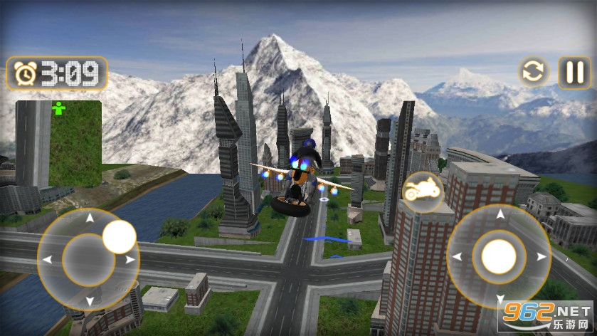 Flying Motorbike Taxi Driving Simulator Game 2021(����Ħ�г���ʻģ������Ϸ)��ͼ4
