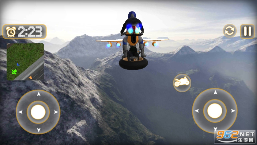 Flying Motorbike Taxi Driving Simulator Game 2021(����Ħ�г���ʻģ������Ϸ)��ͼ5