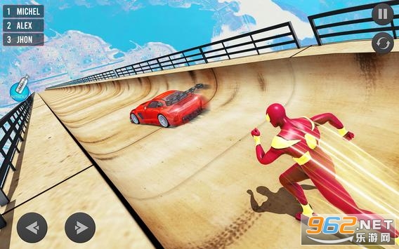 Mega Ramp Car Stunt Driving Games - Car Games(Superhero Car Games����Ӣ��������Ϸ)v1.0.27 ��׿���ͼ1