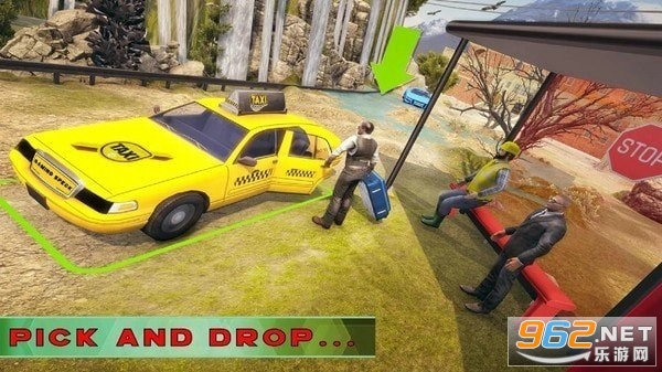 Taxi Simulator Game(越野山地出租车模拟游戏安卓版)截图2