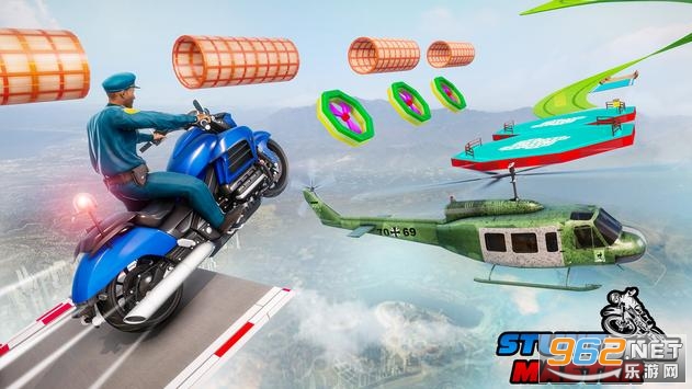 Police Bike Stunts Games(Police Bike Stunt����Ħ�г��ؼ���Ϸ)��ͼ4