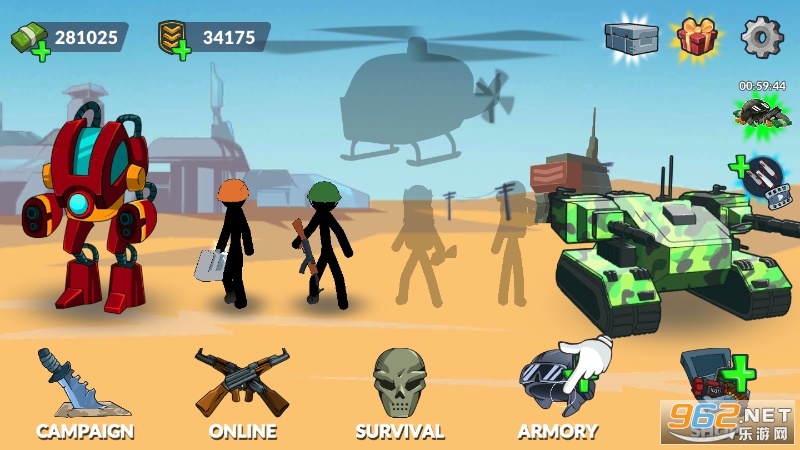 ����������ս(Stickman World War)��ͼ1