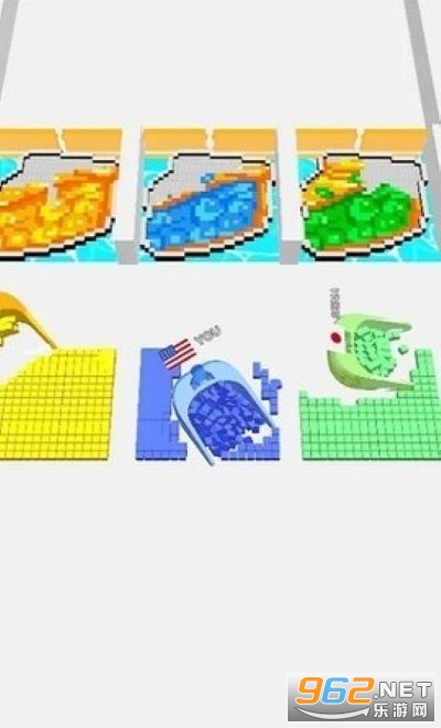 填充比赛fill race游戏截图3
