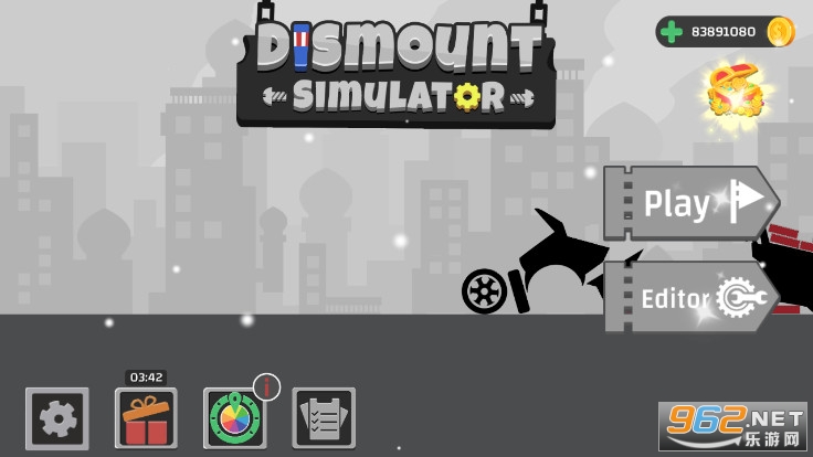 火柴人翻车模拟无限金币版(dismount simulator)截图1