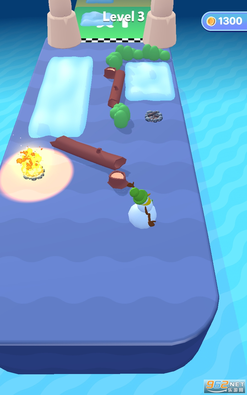 Snowman Rush游戏截图2