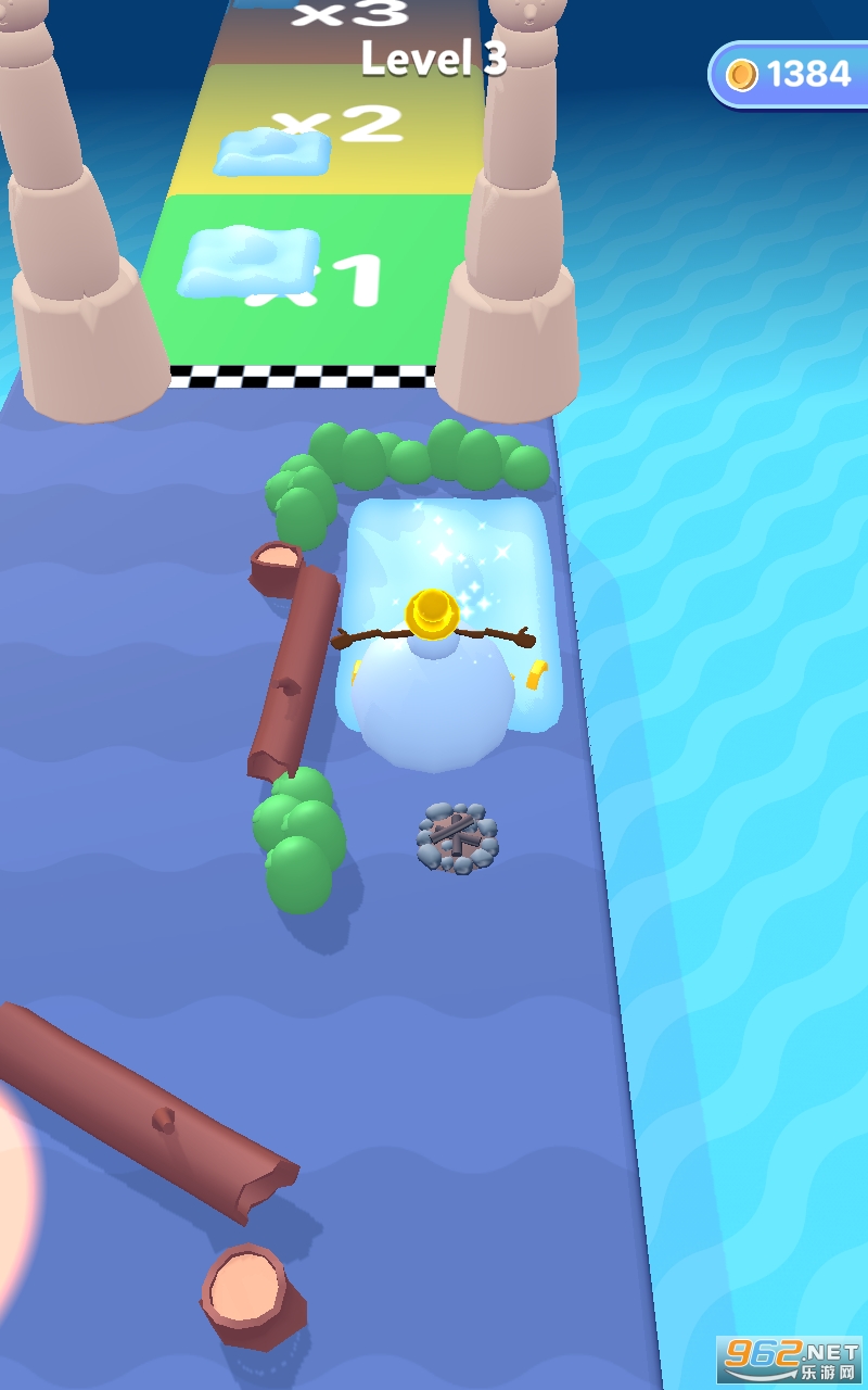 Snowman Rush游戏截图0