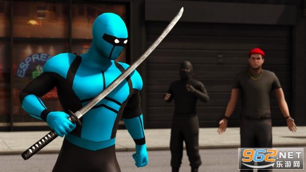 蓝色忍者Blue Ninja:Superhero Game游戏截图0