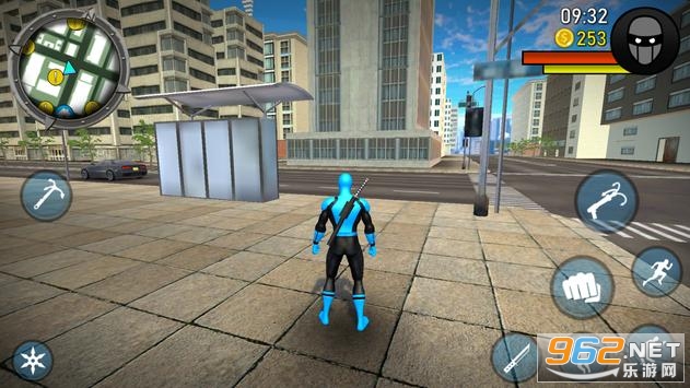 蓝色忍者Blue Ninja:Superhero Game游戏截图2