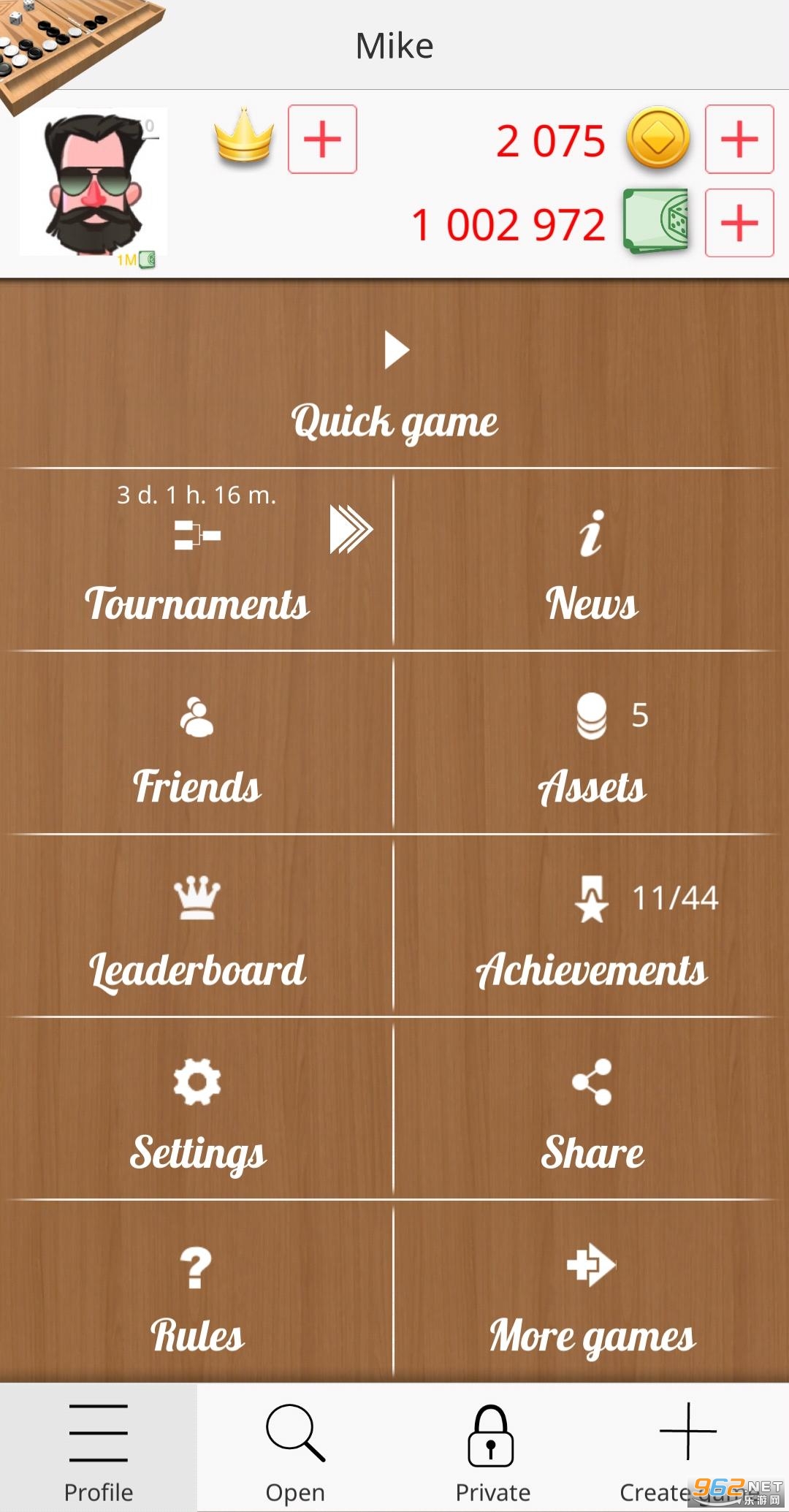 ˫½��Backgammon Online