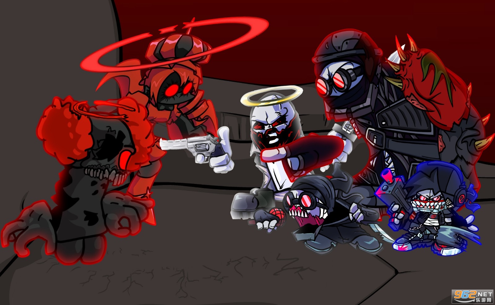 FNF����ҹ�ſ˱�����Hank�ͽƻ���Tricky2.0
