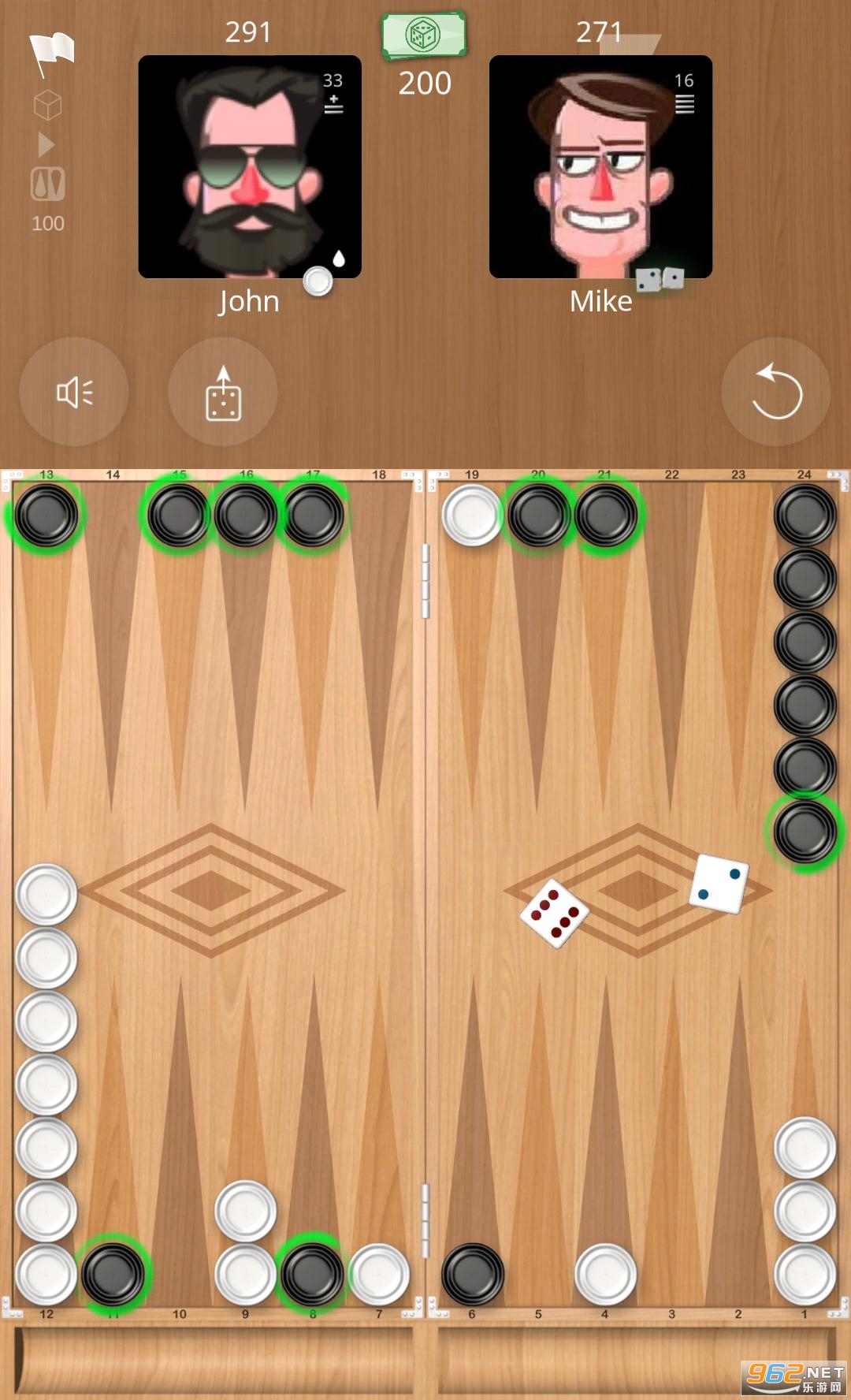 ˫½��Backgammon Onlinev1.5.4 ��׿���ͼ0