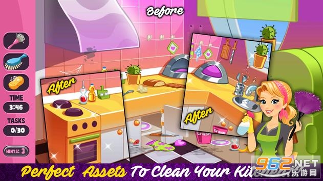 �ű����޴�ɨ��Ϸ(Barbie House Cleaning Game)v1.0.1 ��׿���ͼ2