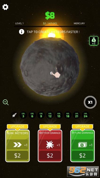 Idle Planet Destroyer��׿��v1.1 ���°��ͼ1