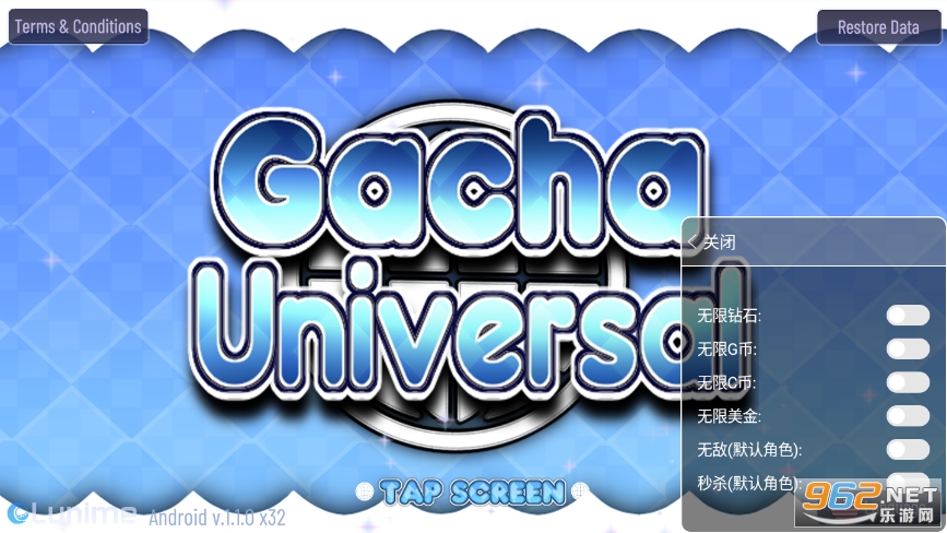 Gacha universal(加查通用)内置菜单 Gacha universal(加查通用)内置菜单