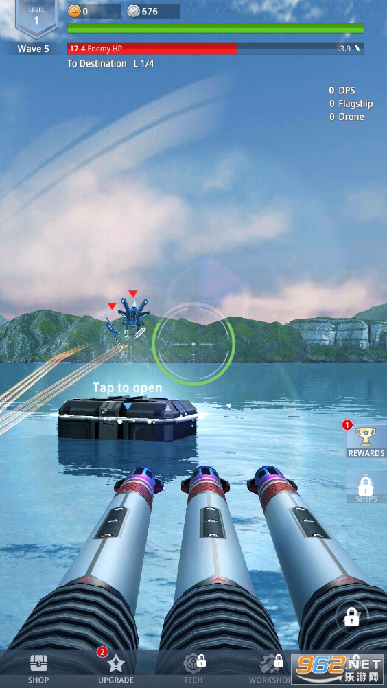 ս���������°�(Idle Fleet: Warship Shooter)��ͼ4