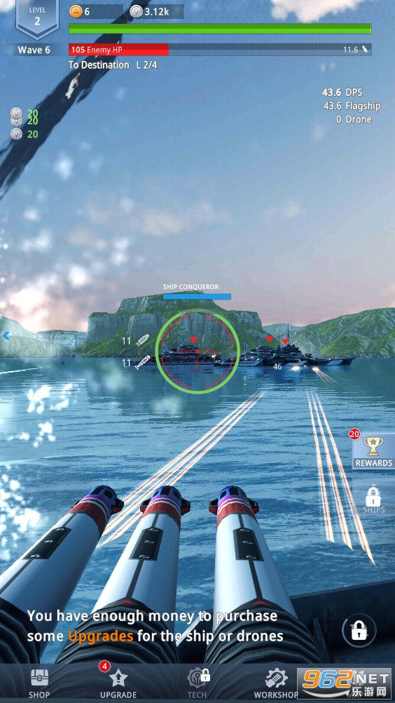 ս���������°�(Idle Fleet: Warship Shooter)��ͼ1