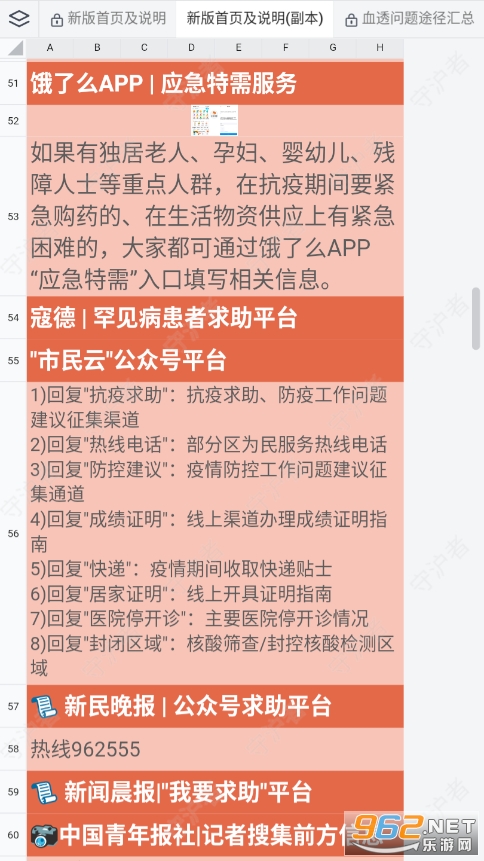 上海医疗紧急求助文档手机版截图0