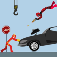 �������ż�ƻ�Stickman Break Ragdoll Bone