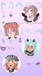 捏脸头像制作器(Vlinder Avatar Maker: emoji)截图0