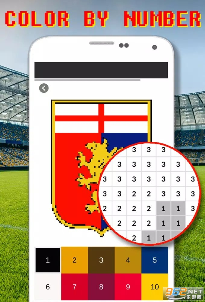 Football Logo Color By Numbers���°�