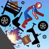 Falling Stickman Ragdoll 2D��Ϸ