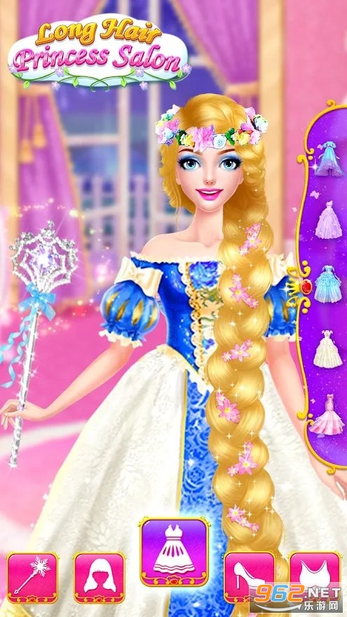 ��������ɳ����ϷLong Hair Princess Salon Gamesv5.3.5077 ���°��ͼ6
