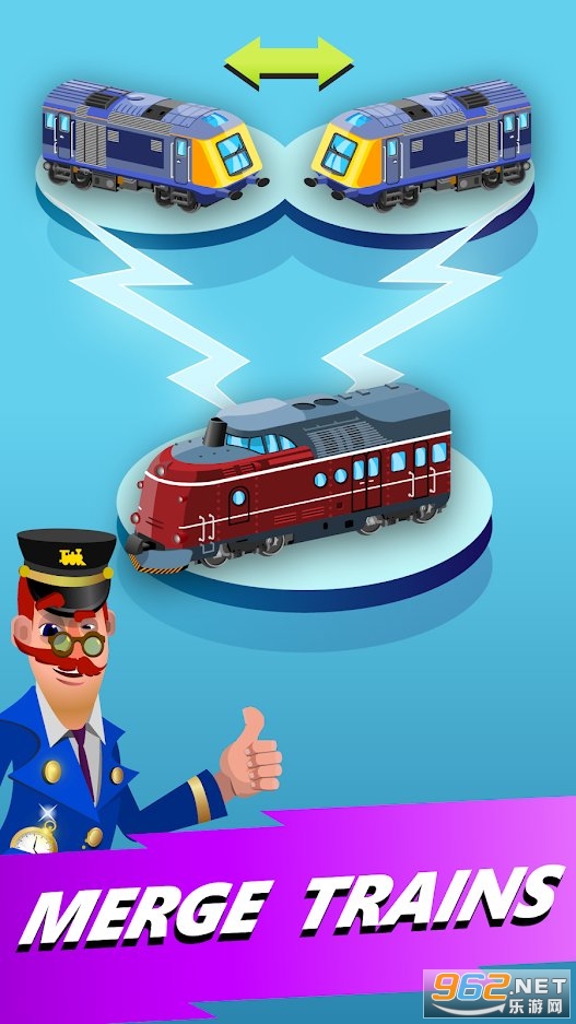 �𳵴��𳵺ϲ���ϷTrain Merger Idle Train Tycoon��ͼ4
