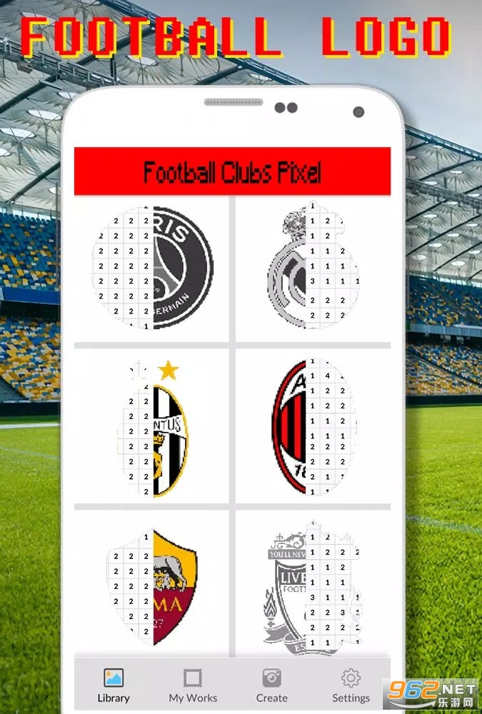 Football Logo Coloring By Number:Pixel Art���°�v20.0 ��׿���ͼ0