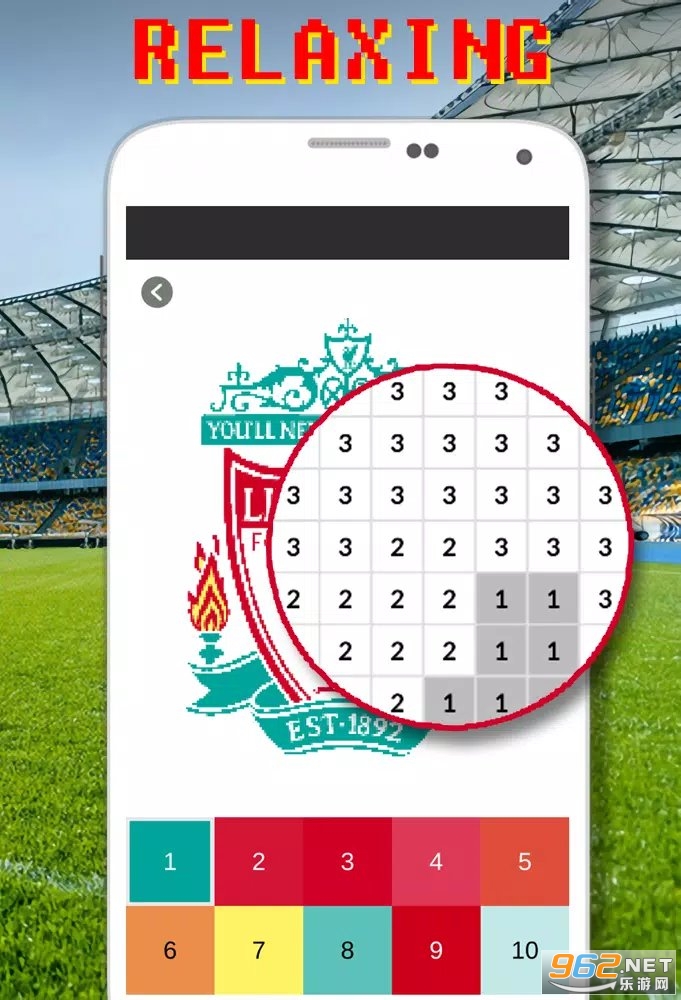 Football Logo Coloring By Number:Pixel Art���°�v20.0 ��׿���ͼ2